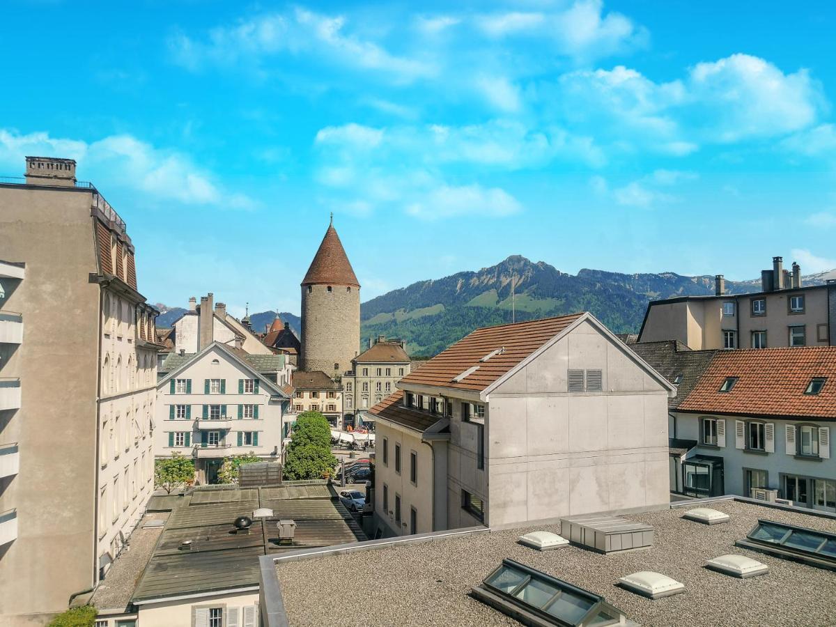 Hotel Des Alpes Bulle Center Екстериор снимка